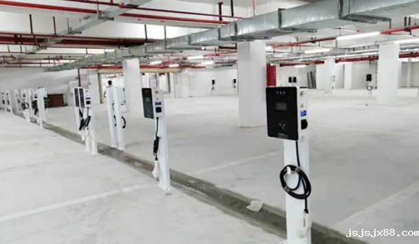 中山敏捷领航公馆充电站7KW交流充电桩项目案例